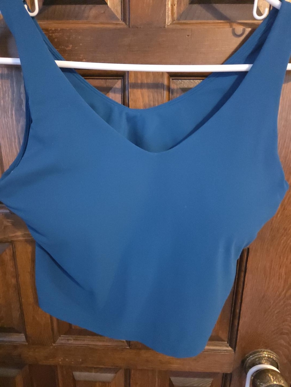 Athleta Blue Scoop Neck Tank Top